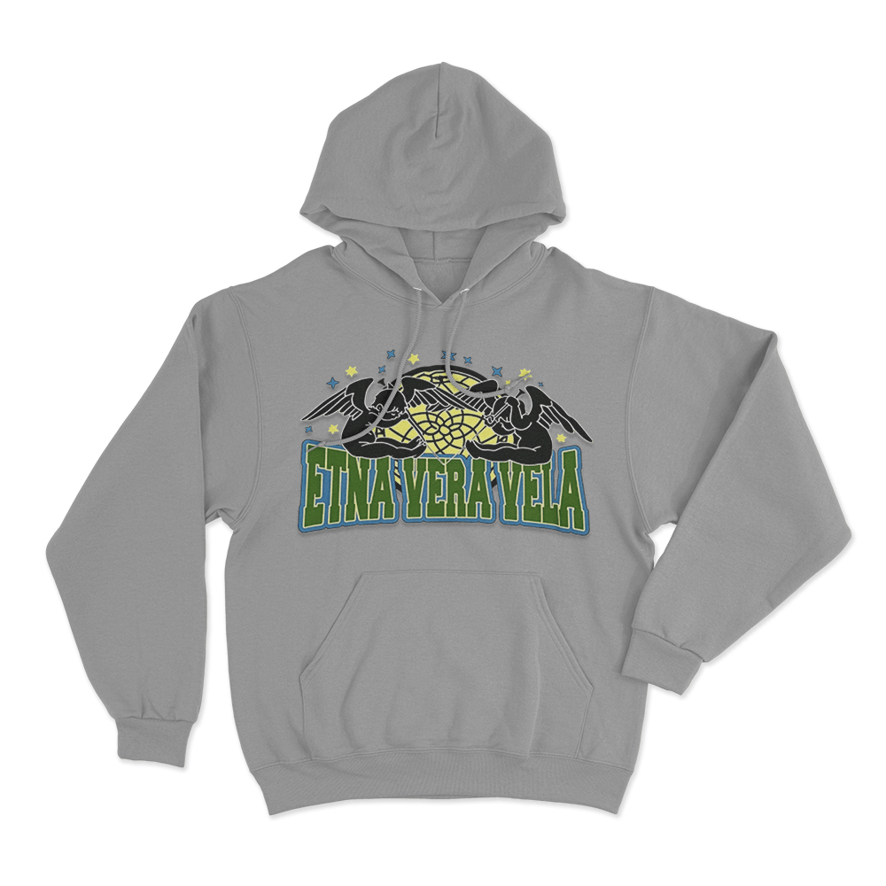Etna Vera Vela Unisex Hoodie Grey Etna Vera Vela Unisex Hoodie Grey