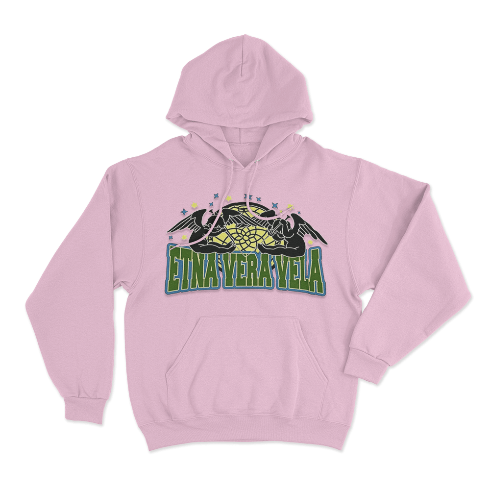 Etna Vera Vela Unisex Hoodie Pink Etna Vera Vela Unisex Hoodie Pink