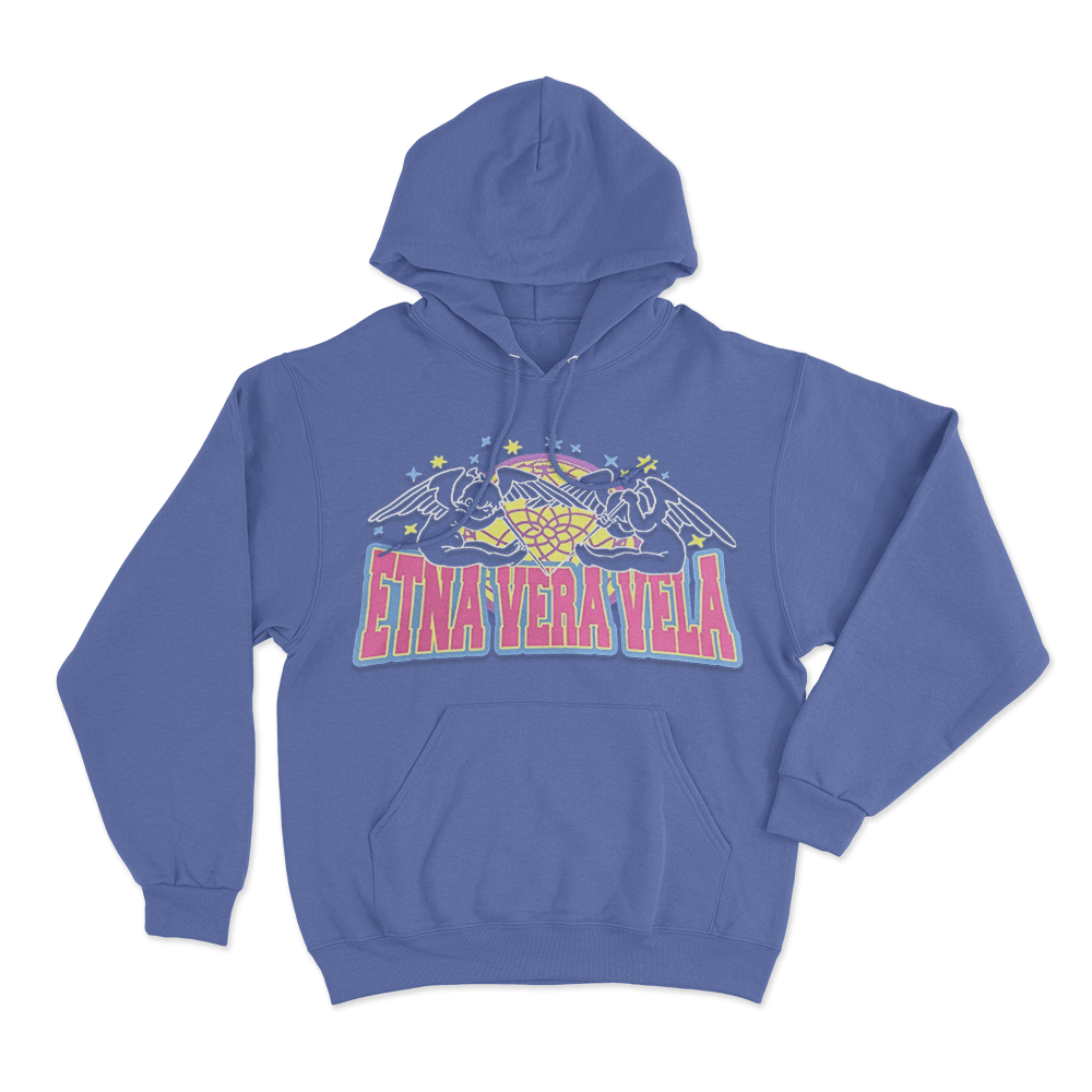 FAKEMINK Etna Vera Vela Unisex Hoodie Blue FAKEMINK Etna Vera Vela Unisex Hoodie Blue