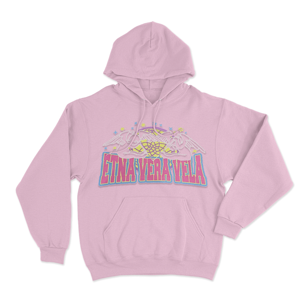 FAKEMINK Etna Vera Vela Unisex Hoodie Pink FAKEMINK Etna Vera Vela Unisex Hoodie Pink