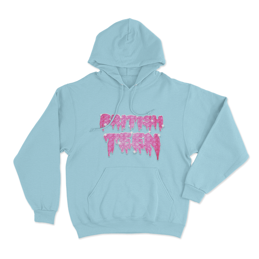 Fakemink Etna Vera Vela British Teen Unisex Hoodie Sky Blue Fakemink Etna Vera Vela British Teen Unisex Hoodie Sky Blue