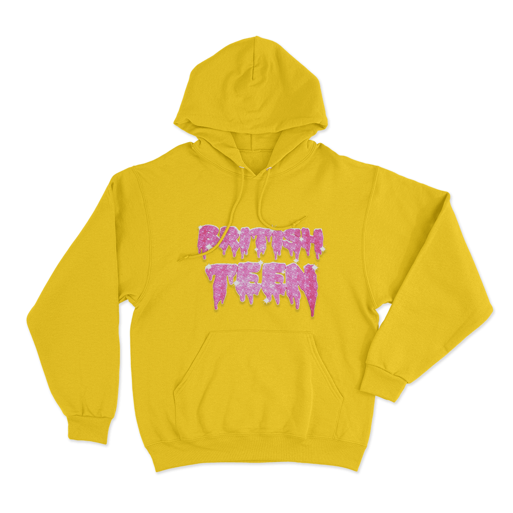 Fakemink Etna Vera Vela British Teen Unisex Hoodie Yellow Fakemink Etna Vera Vela British Teen Unisex Hoodie Yellow