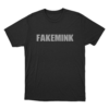 Fakemink Logo Unisex T Shirt Black