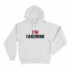 I Love Fakemink Unisex Hoodie White